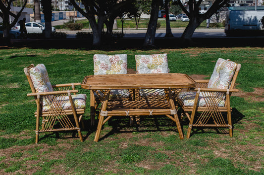 Bambu 4 Kişilik Masa Takımı