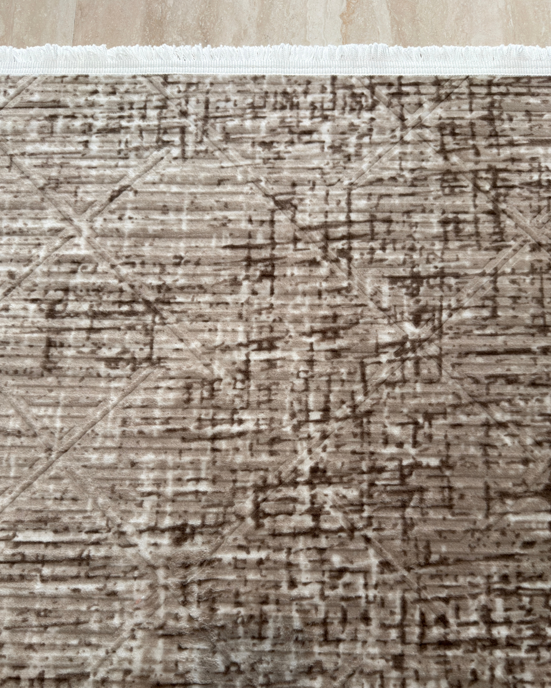 Kaymaz Taban Halı Açık Kahve