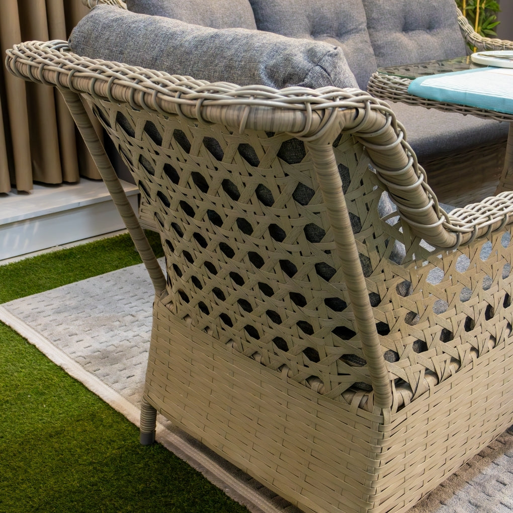 Kapadokya 7 Kişilik Rattan Oturma Grubu