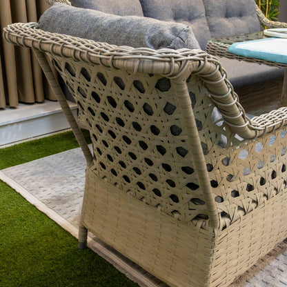 Kapadokya 7 Kişilik Rattan Oturma Grubu