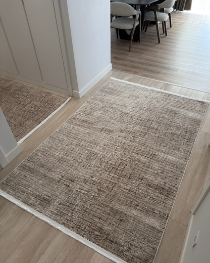 Kaymaz Taban Halı Açık Kahve