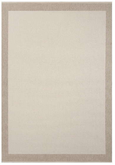 Sisal Halı Bej Çerçeveli