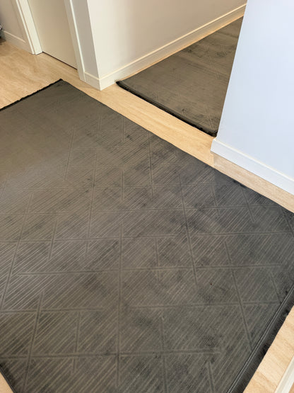 Kaymaz Taban Halı Antrasit Çift Yönlü