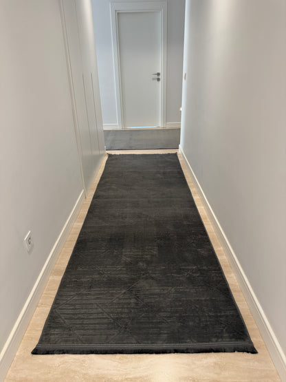 Kaymaz Taban Halı Antrasit Çift Yönlü