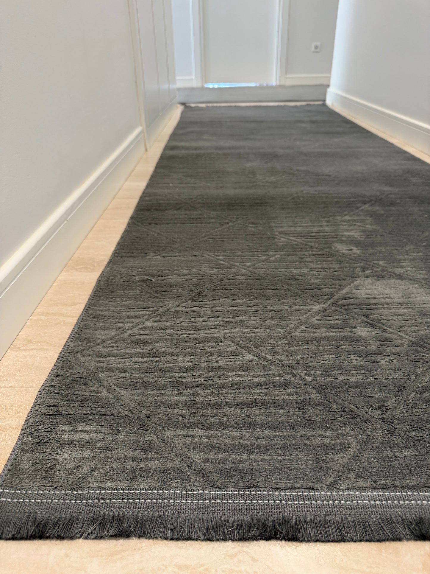 Kaymaz Taban Halı Antrasit Çift Yönlü