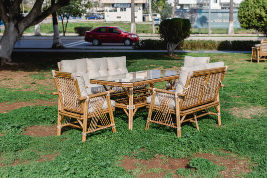 Bambu 7 Kişilik Oturma Grubu