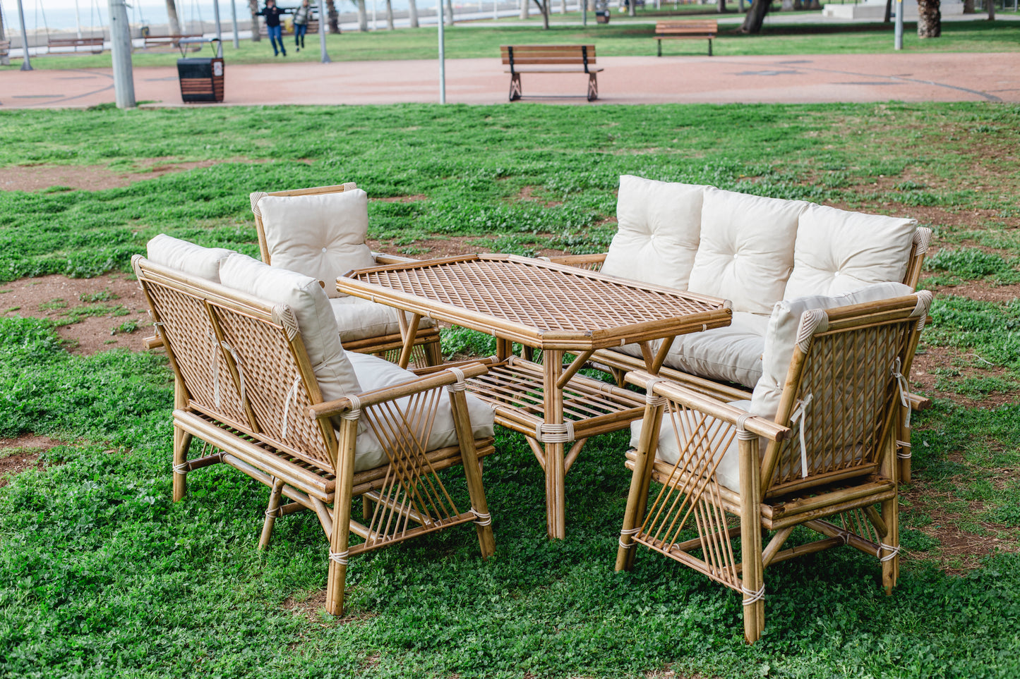 Bambu 7 Kişilik Oturma Grubu