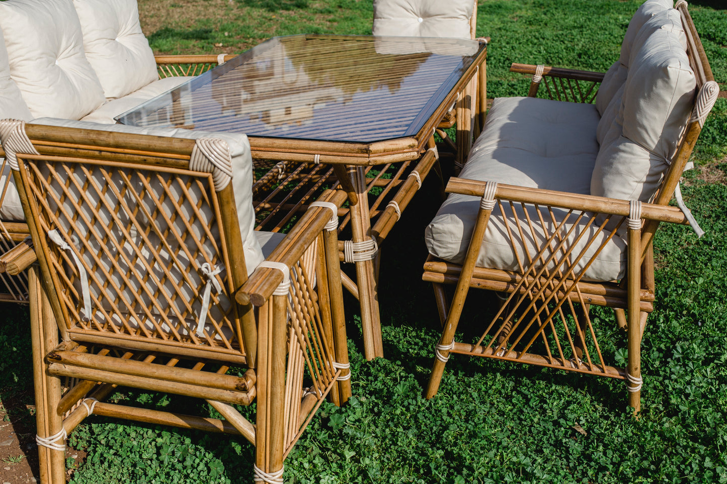 Bambu 7 Kişilik Oturma Grubu