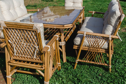 Bambu 7 Kişilik Oturma Grubu