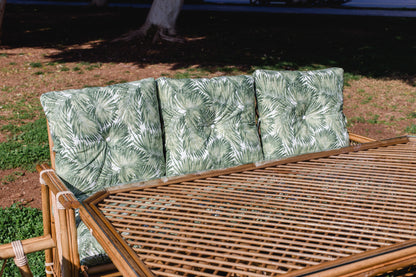 Bambu 7 Kişilik Masa Takımı -yeşil