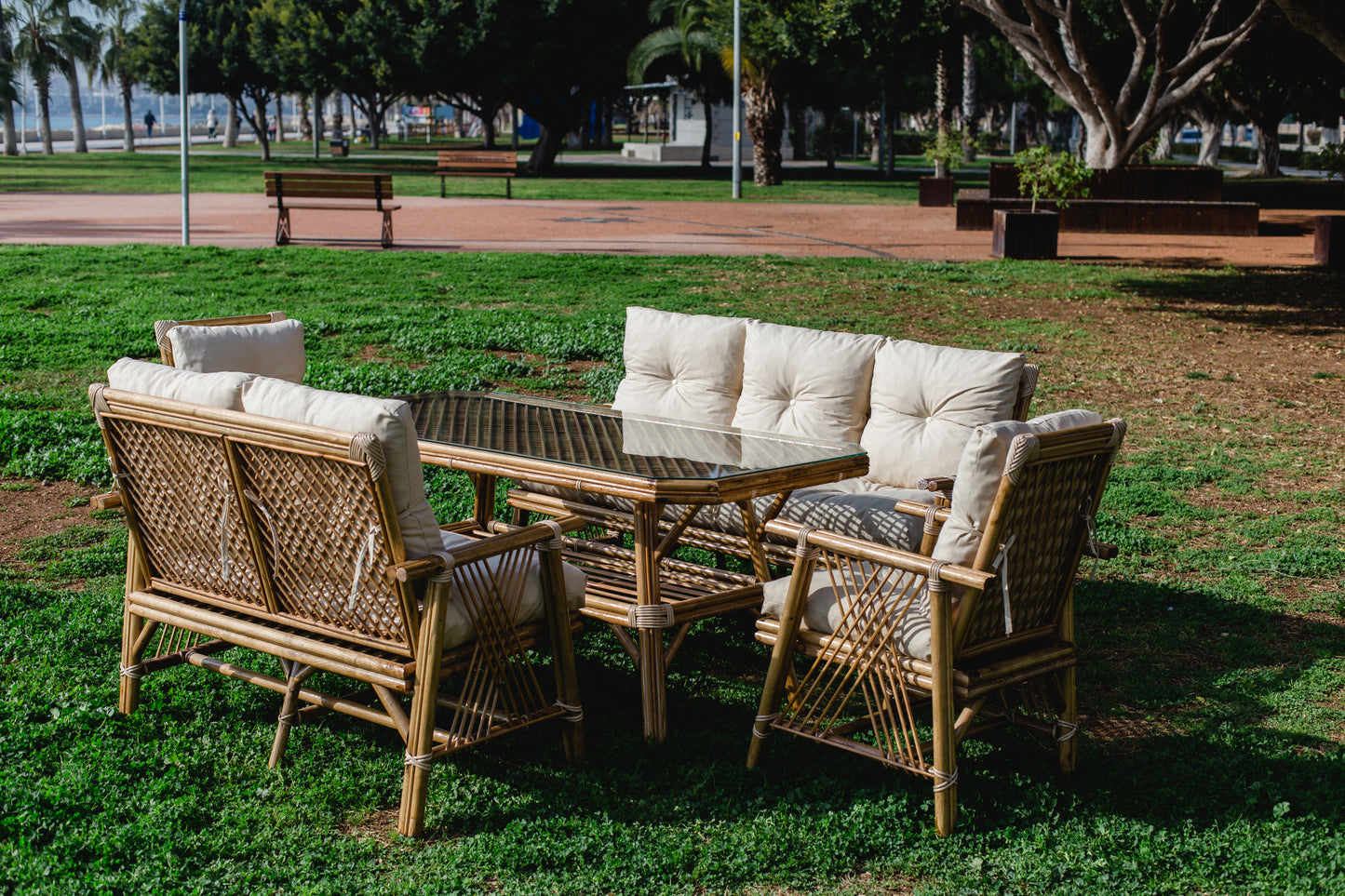 Bambu 7 Kişilik Oturma Grubu