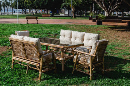 Bambu 7 Kişilik Oturma Grubu